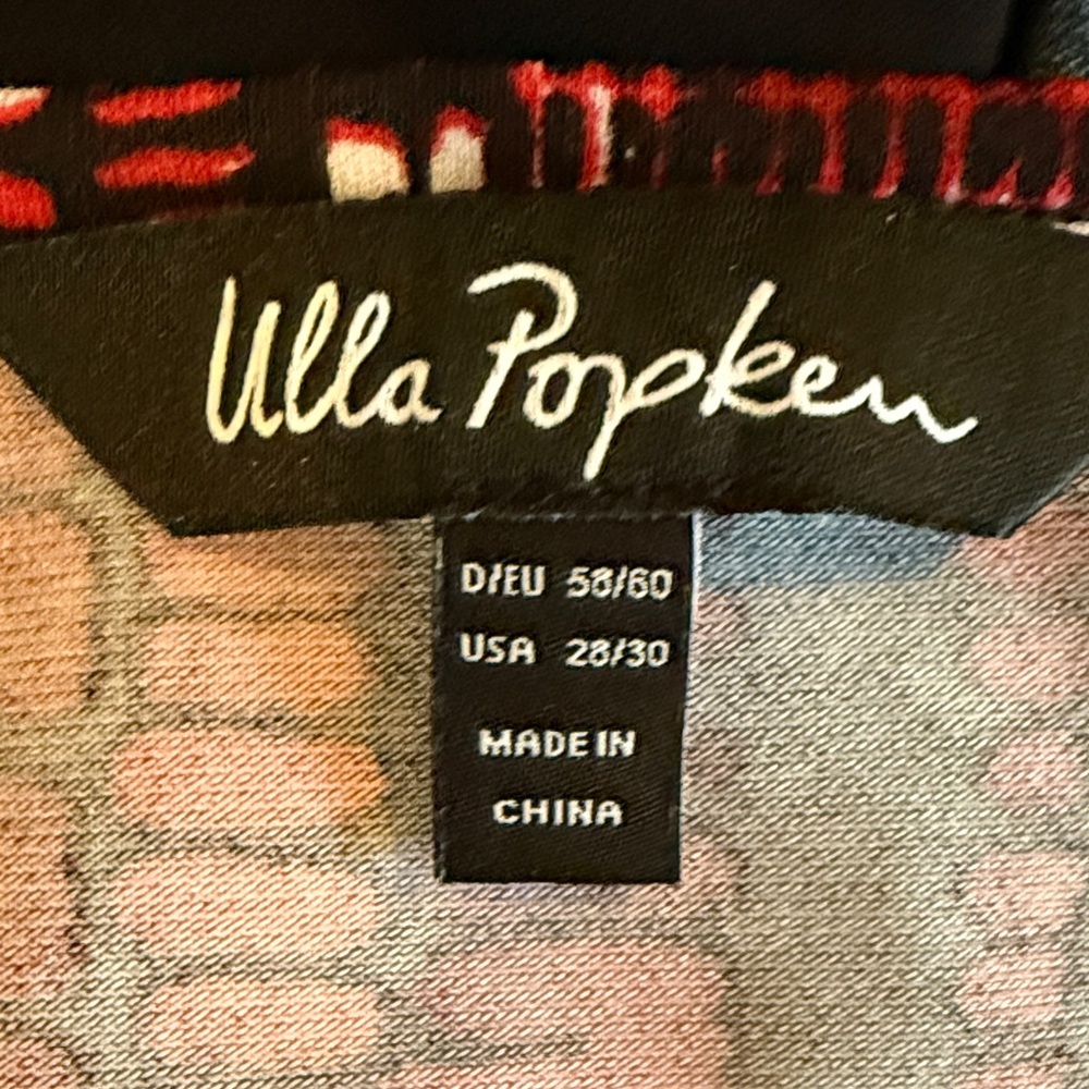 Ulla Popken Red and Black 28/30 Women's Tunic Top - Picture 9 of 12